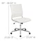 Flash Furniture White LeatherSoft Office Chair BT-20595M-NA-WH-GG - alternate 8